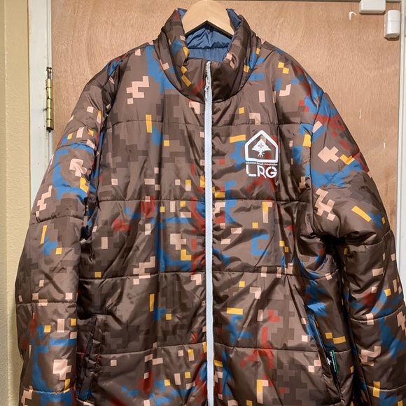 Mens- Lifted Research Group Puffer Jacket -Zip Up - XXL
